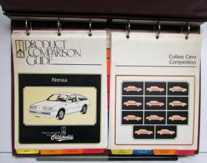 1984 Oldsmobile Product Comparison Guide Toronado Firenza Delta 88 Cutlass Omega
