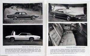 1968 Ford Thunderbird Product News Media Information Press Kit Folder