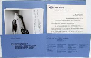 1972 Mercury Car Lines Product News Media Info Press Kit - Pantera Capri Cougar