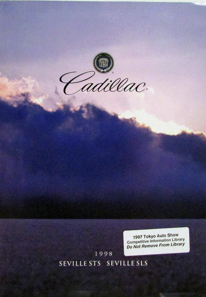 1998 Cadillac Seville STS SLS Japanese Tokyo Auto Show Sales Folder Original