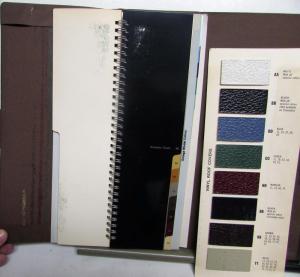 1973 Oldsmobile Colors & Fabrics Toronado Ninety--Eight Delta 88 Royale Cutlass