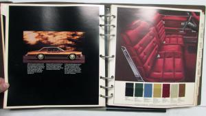 1973 Oldsmobile Colors & Fabrics Toronado Ninety--Eight Delta 88 Royale Cutlass