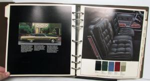 1973 Oldsmobile Colors & Fabrics Toronado Ninety--Eight Delta 88 Royale Cutlass