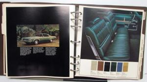 1973 Oldsmobile Colors & Fabrics Toronado Ninety--Eight Delta 88 Royale Cutlass