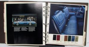 1973 Oldsmobile Colors & Fabrics Toronado Ninety--Eight Delta 88 Royale Cutlass