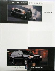 1999 Cadillac Deville Seville Escalade Eldorado Set of 4 Sales Folders Originals