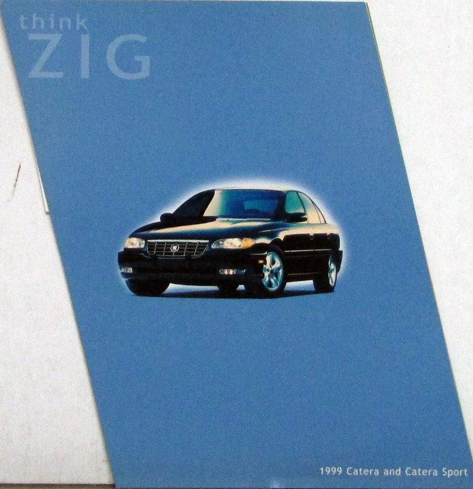 1999 Cadillac Catera & Sport Sales Folder Brochure Original