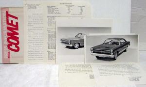 1966 Mercury Comet News Media Info Press Kit Envelope - Capri Caliente Cyclone