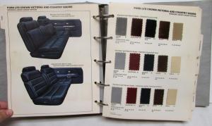 1984 Color & Trim Selections Crown Victoria Thunderbird Mustang Ranger F-Series