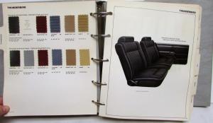 1984 Color & Trim Selections Crown Victoria Thunderbird Mustang Ranger F-Series