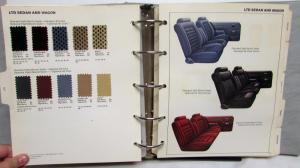 1984 Color & Trim Selections Crown Victoria Thunderbird Mustang Ranger F-Series