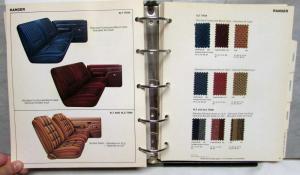 1984 Color & Trim Selections Crown Victoria Thunderbird Mustang Ranger F-Series