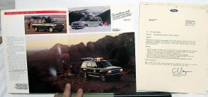 1993 Ford Explorer Special Service Options Brochure Police Fire Department Fleet