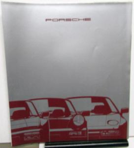 1990 Porsche Dealer Prestige Sales Brochure Folder 944 911 928 Large Poster Rare