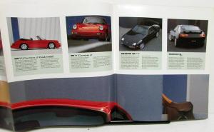 1990 Porsche Dealer Prestige Sales Brochure Folder 944 911 928 Large Poster Rare