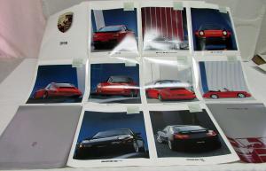 1990 Porsche Dealer Prestige Sales Brochure Folder 944 911 928 Large Poster Rare