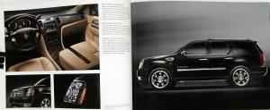 2010 Cadillac Escalade Hybrid EXT ESV Sales Brochure Original