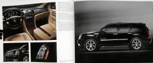 2010 Cadillac Escalade Hybrid EXT ESV Sales Brochure Original