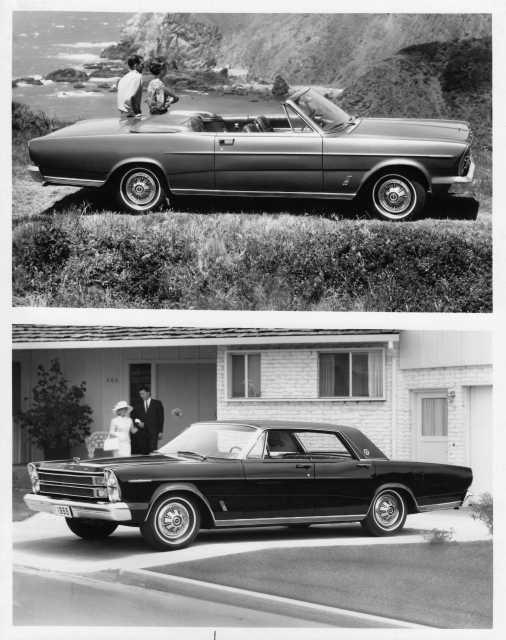 1966 Ford Galaxie 500/XL Convertible and LTD 4-Door Press Photo and Release 0387