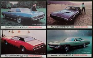 NOS Mopar 1971 Dodge Post Cards Challenger RT Monaco Polara Brougham Charger 500