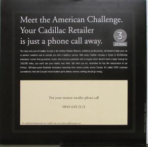 2000 Cadillac Seville SLS Europe Germany Market Sales Brochure Original