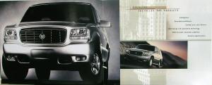 2000 Cadillac Deville Seville Escalade Catera Eldorado Sales Brochure Original