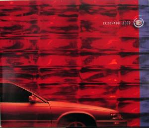 2000 Cadillac Eldorado Sales Brochure with Color Guide Original