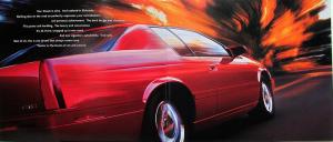 2000 Cadillac Eldorado Sales Brochure with Color Guide Original
