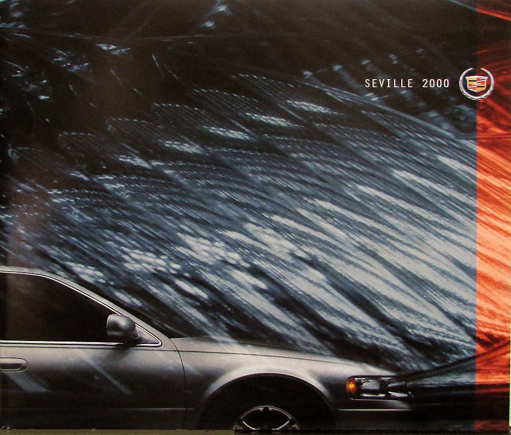 2000 Cadillac Seville & STS SLS Sales Brochure with Color Guide Original