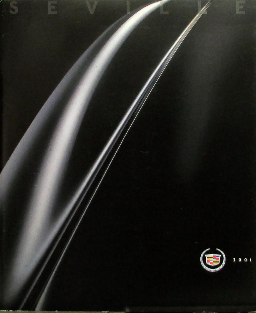 2001 Cadillac Seville Sales Brochure & Interior & Exterior Paint Chip Sheet Orig