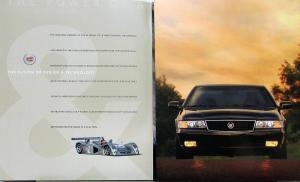 2001 Cadillac Seville Sales Brochure & Interior & Exterior Paint Chip Sheet Orig