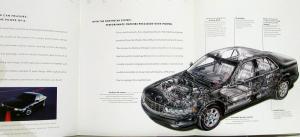 2001 Cadillac Seville Sales Brochure & Interior & Exterior Paint Chip Sheet Orig