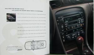 2001 Cadillac Seville Sales Brochure & Interior & Exterior Paint Chip Sheet Orig