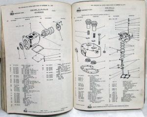 1972-1973 Mack U611 LST 1706-16 Model Truck Parts Book - Number 1496