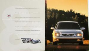 2001 Cadillac Catera Sales Brochure & Interior & Exterior Paint Chip Sheet Orig