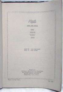 1947 Mack ENDM-605 Mariner Diesel Engine Parts Book - Number 1405A
