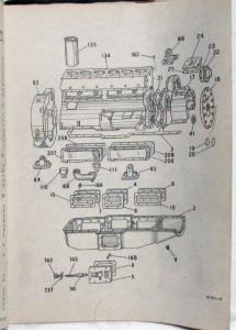 1947 Mack ENDM-605 Mariner Diesel Engine Parts Book - Number 1405A