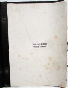 1941 Mack ENDM-605 Diesel Truck Engine Maintenance Shop Manual