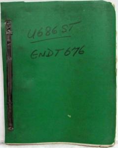 1974-1976 Mack U686ST ENDT676 Model Truck Parts Book - Number 5756