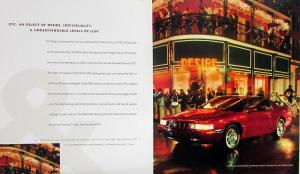 2001 Cadillac Eldorado Sales Brochure & Color and Trim Guide Original