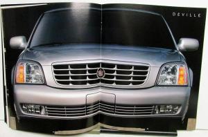 2002 2003 Cadillac CTS Escalade EXT Deville Seville Eldorado Sales Brochure Orig