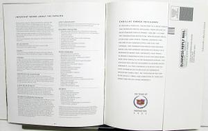 2002 2003 Cadillac CTS Escalade EXT Deville Seville Eldorado Sales Brochure Orig