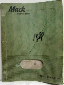 1974-1975 Mack U685ST 7618-42 Model Truck Parts Book - Number 3847