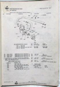 1974-1975 Mack U685ST 7618-42 Model Truck Parts Book - Number 3847