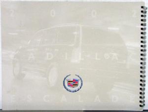 2002 Cadillac Escalade Details Product Info Comparison DEALER ONLY ITEM Original
