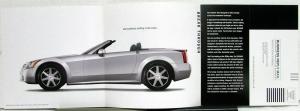 2004 Cadillac XLR Convertible Sales Brochure Original