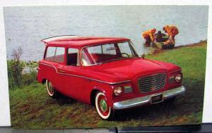 1960 Studebaker Lark Post Cards Set of 4 Hardtop Wagon Convertible Sedan NOS