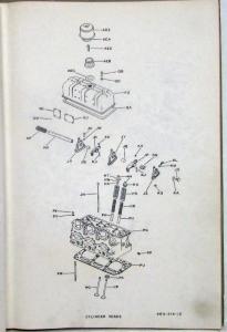 1958-1959 Mack EN464 EN464A EN464B ENF464A ENF464B Engine Parts Book