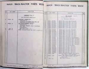 1958-1959 Mack EN464 EN464A EN464B ENF464A ENF464B Engine Parts Book
