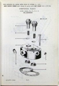 1968-1969 Mack R609T 5477-86 Model Truck Parts Book - Number 7649